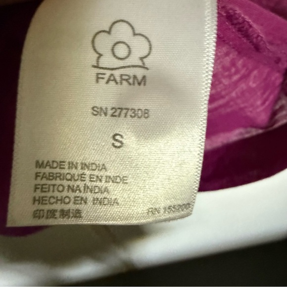 Anthropologie Farm Rio Kelsie Blouse Top Size Small Boho - Picture 11 of 14